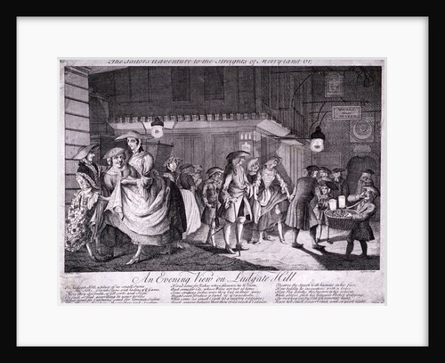 The sailor's adventure to the streights of Merryland or, an evening view on Ludgate Hill by John June