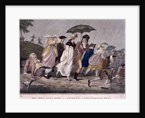 Helter Skelter - or a shower on Greenwich Hill, London by Anonymous