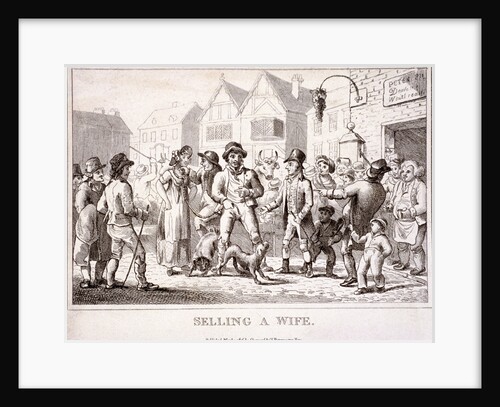 Selling a wife, Smithfield Market, London by Anonymous