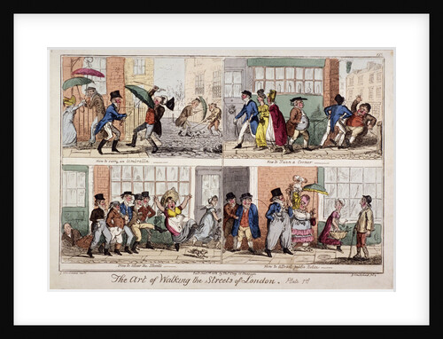 Walking the streets of London by George Cruikshank