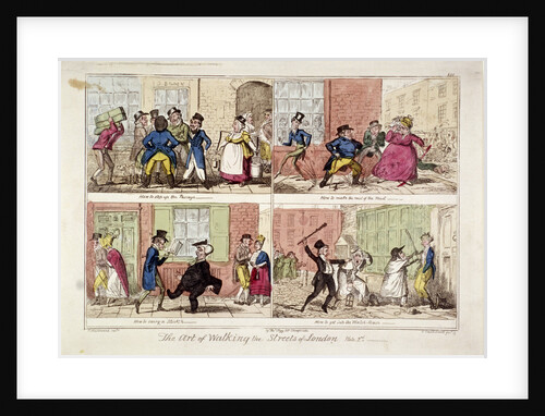 Walking the streets of London by George Cruikshank