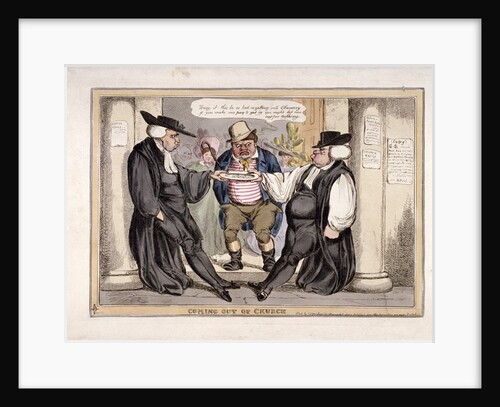 Coming out of church, London by Anonymous