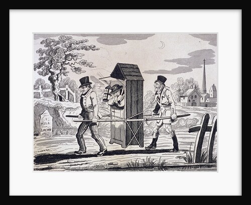 Satire on night watchmen, London by Anonymous