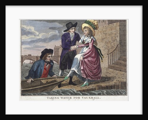 Taking water for Vauxhall, be careful my love, don't expose your leg, London by Anonymous