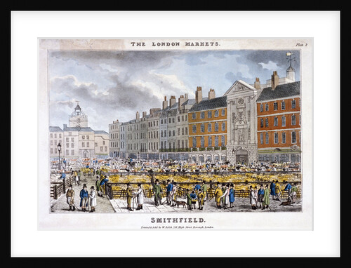 Smithfield Market, West Smithfield, London by Anonymous