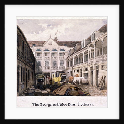 George and Blue Boar Inn, Holborn, London by Anonymous