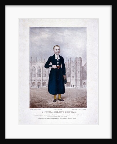 Christ's Hospital pupil, London by Henry Kirchhoffer