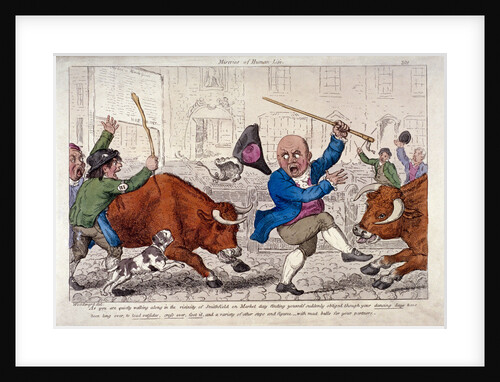 Miseries of human life, Smithfield Market, London by Anonymous