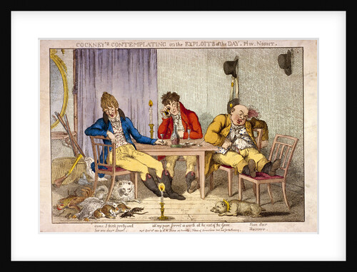 Night, part IV of Cockneys contemplating on the exploits of the day by Anonymous