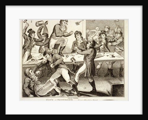 Sons of Friendship-Scene Chandois Street, London by Anonymous