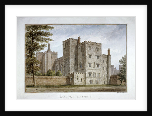 Lollard's Tower, Lambeth Palace, London by John Buckler
