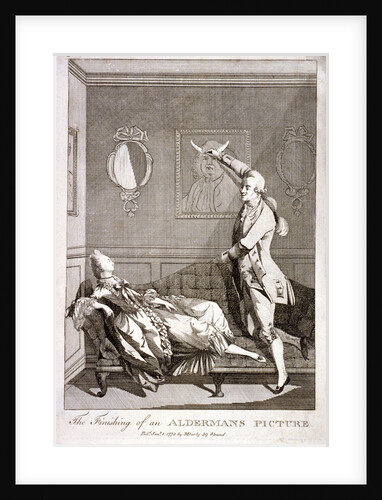 The Finishing of an Alderman's Picture by Anonymous