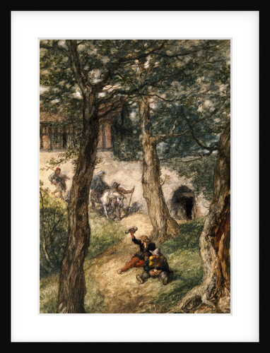 Under the greenwood tree by Sir John Gilbert