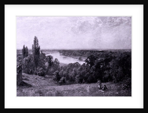 The River Thames from Richmond Hill, London by Sir Ernest Albert Waterlow