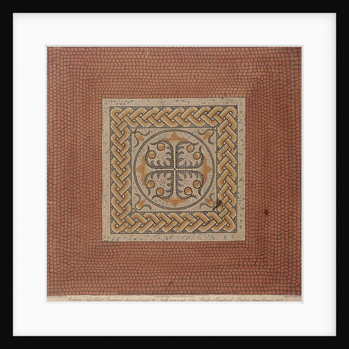 Roman tessellated pavement beneath Bank of England, London by Anonymous