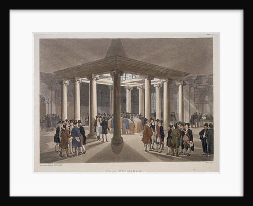 Coal Exchange, London by Augustus Charles Pugin