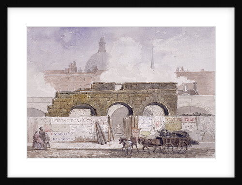 The remains of Fleet Prison, London by Anonymous