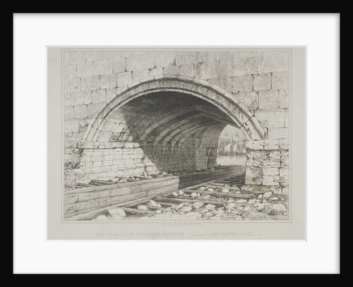 London Bridge (old) by Edward William Cooke
