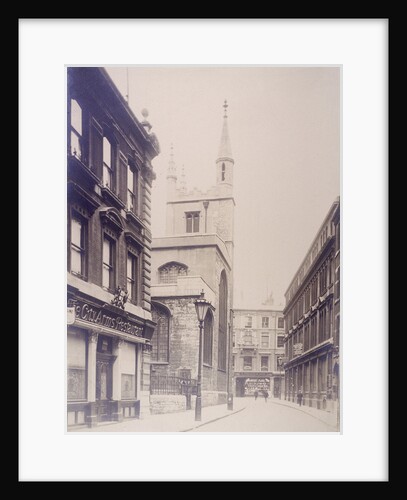 St Mary Axe and St Andrew Undershaft, London by Anonymous