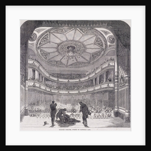 Interior view of Holborn Theatre Royal, High Holborn, Holborn, London by Anonymous