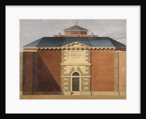 View of Cold Bath Fields Prison. Finsbury, Islington, London by Anonymous