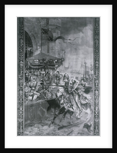 Solemn Joust on London Bridge by Richard Beavis
