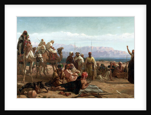 Early morning in the wilderness of Shur by Frederick Goodall