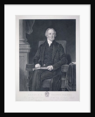 Henry Benjamin Hanbury Beaufoy by Charles Fox