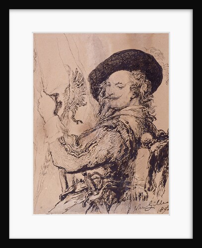 A Standard Bearer by Sir John Gilbert