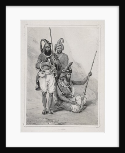 Akalees (Indian warriors) by Lowes Dickinson