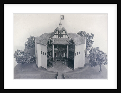 Model of the Globe Theatre by Anonymous