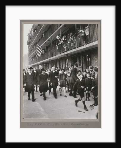 Visit of the Prince of Wales to Shoreditch, London, 18th October 1927 by Anonymous