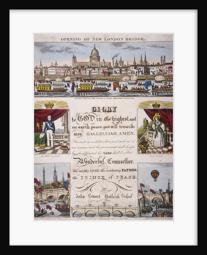 The opening of London Bridge by Anonymous