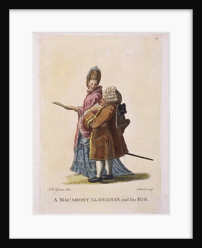 A macarony alderman and his rib by James Caldwall