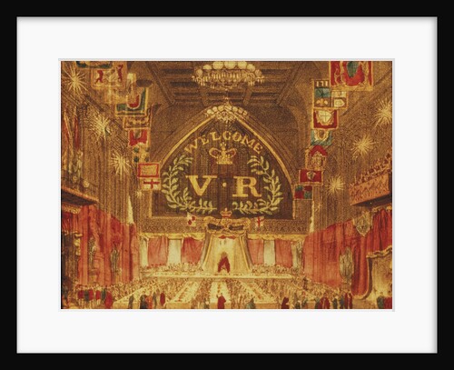 The banquet given for Queen Victoria at the Guildhall, London by Anonymous