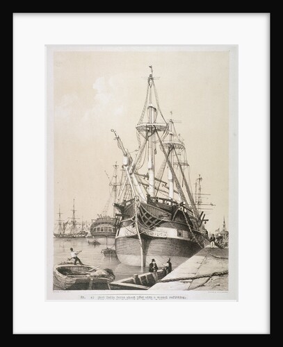 Ship in the East India Docks, London by Anonymous