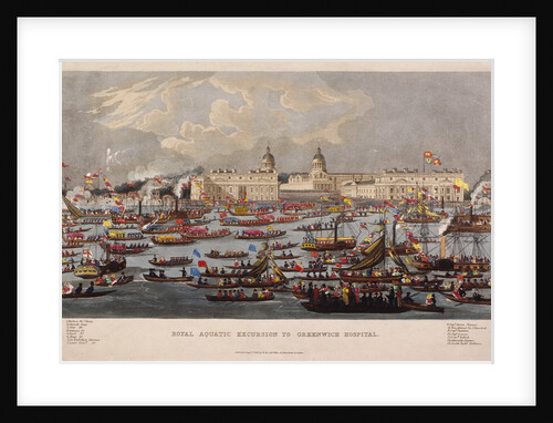 Royal Aquatic Excursion to Greenwich Hospital by Anonymous