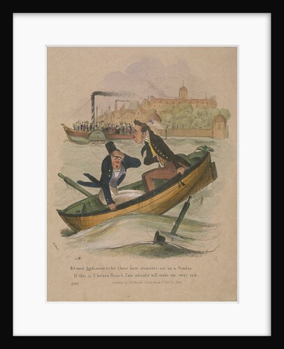 It's most hinfamous to let these here steamers out on a Sunday... by Anonymous