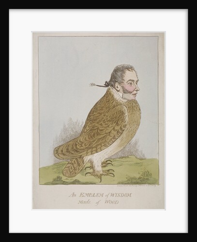 An Emblem of Wisdom Made of Wood by Anonymous