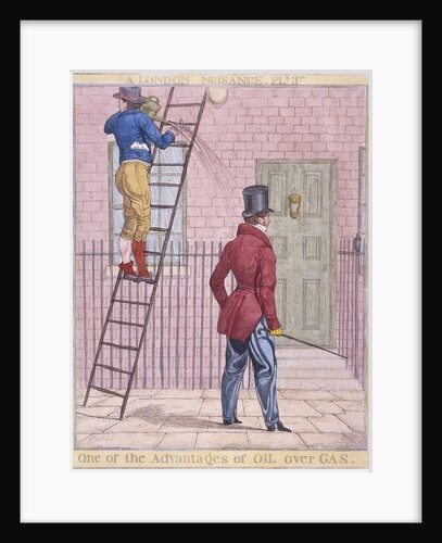 One of the Advantages of Oil over Gas by Richard Dighton