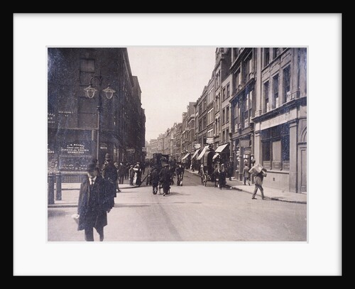 Barbican (Street) from the end of Red Cross Street and Golden Lane, London by Anonymous