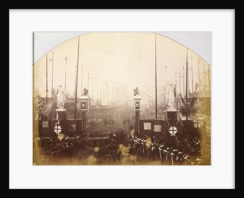 Opening of Holborn Viaduct, Holborn, London by Henry Dixon