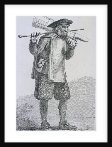 A Tankard Bearer' c1680, Cries of London, (c1819?) by John Thomas Smith