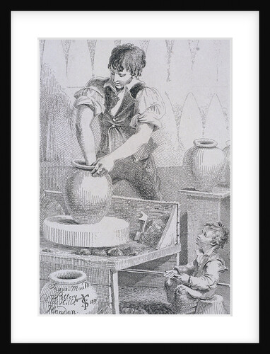 Potter at work, Cries of London, (c1819?) by John Thomas Smith