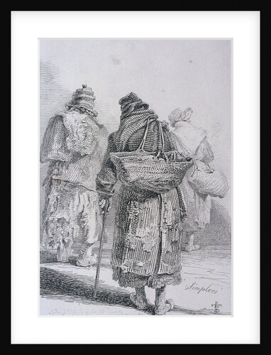 Simplers, Cries of London, (c1819?) by John Thomas Smith