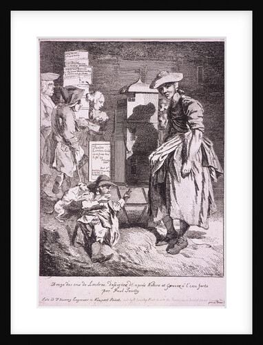 Woman with a raree show, Cries of London by Paul Sandby