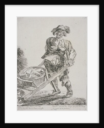 Offal seller, Cries of London by Paul Sandby