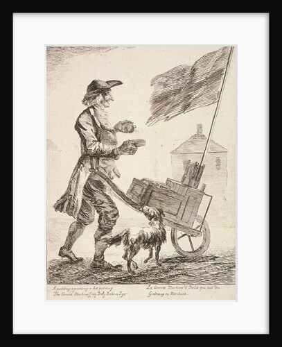 Pudding seller, Cries of London by Paul Sandby