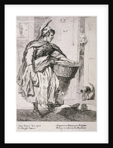 Mackerel seller, Cries of London by Paul Sandby