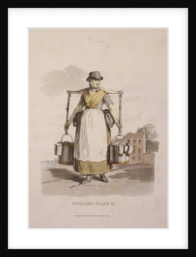 A milkmaid, Provincial Characters by Anonymous